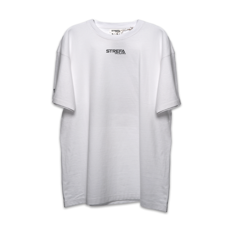 Biała Koszulka Męska Strefa Oklejania
