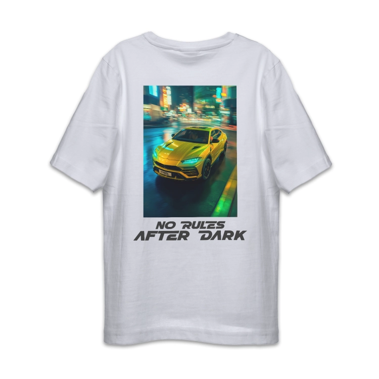 Biała koszulka oversize