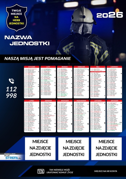 Strażacki Kalendarz 2026