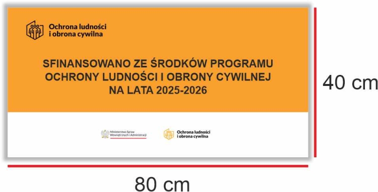 Tablica informacyjna MSWiA 2025–2026