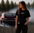 Koszulka damska Karolina Pilarczyk – No Risk. No Story. czarna, przód z logo Motorsport