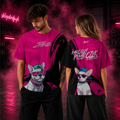 Karolina Pilarczyk Team #69 – oddychająca koszulka sportowa Full Print unisex