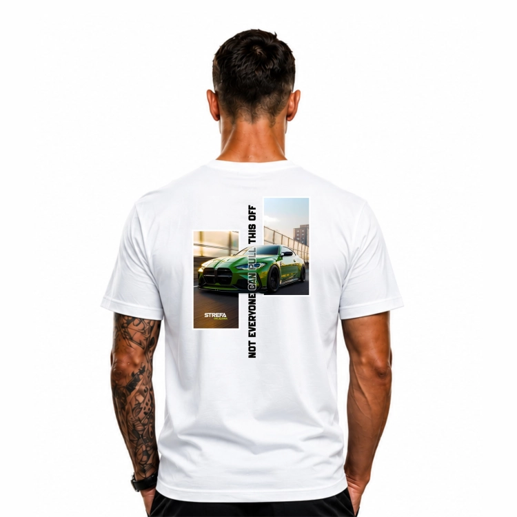 Koszulka motoryzacyjna Street Cars wykonana z bawełny 200 g