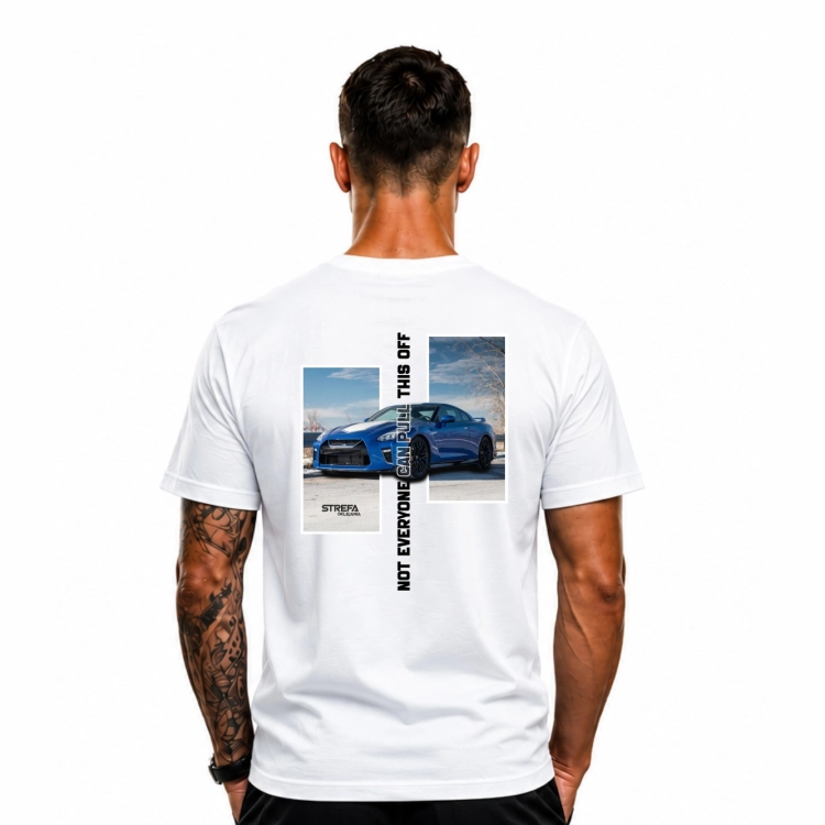 Męska koszulka motoryzacyjna Blue Horizon 200 g