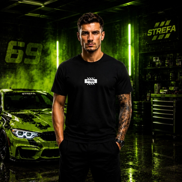 Męska koszulka Wrap Over Paint dla fanów car wrappingu
