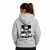 Legends Garage – szara bluza z kapturem unisex z motoryzacyjnym nadrukiem