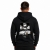 Czarna bluza Legends Garage z minimalistycznym logo Strefa Oklejania