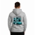 Bluza unisex Turquoise Velocity z nadrukiem nowoczesnego supersamochodu