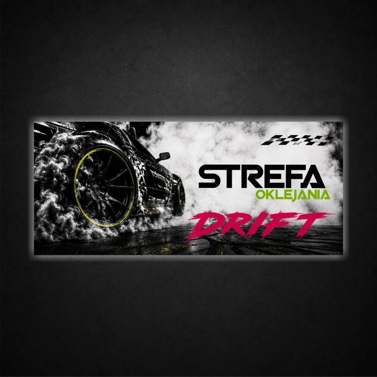 Drift Smoke – wlepa motoryzacyjna Strefa Oklejania