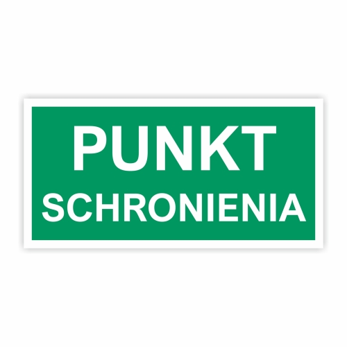 Punkt Schronienia – tablica 20x10 cm OLiOC