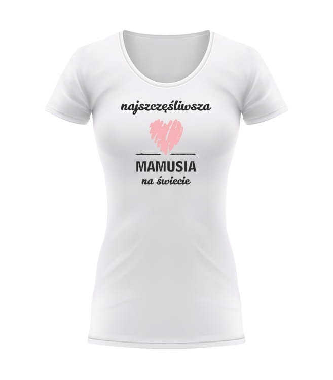T-shirt najszczęśliwszej mamusi