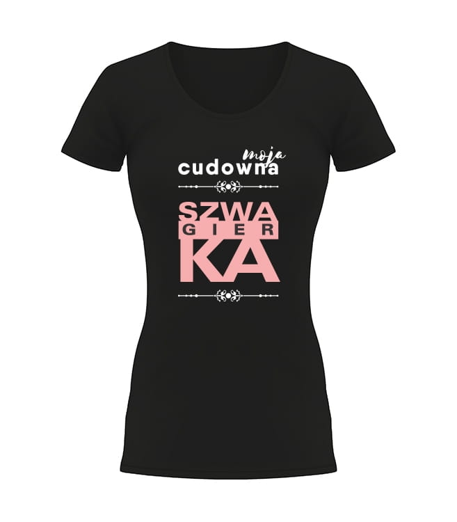 T-shirt damski cudowna szwagierka