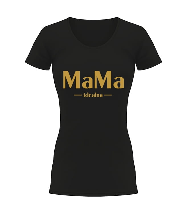 T-shirt damski Mama Idealna
