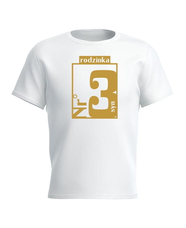 Koszulka dla chłopca Rodzinka nr. 3 Syn