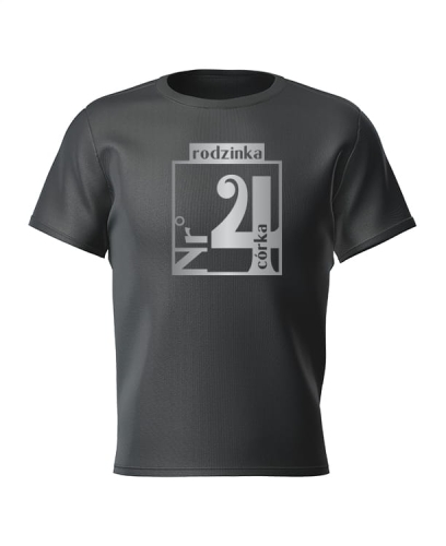 T-shirt dla dziewczynki rodzinka nr 4 córka