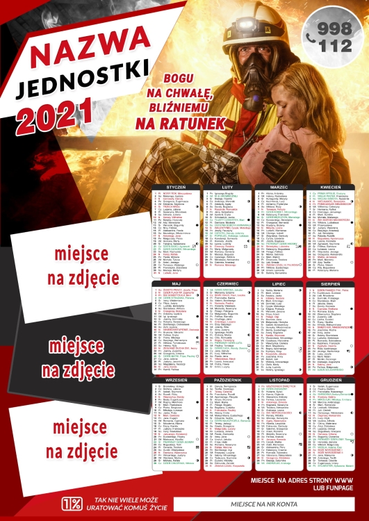 Kalendarz Młodzieżowa Drużyna Pożarnicza MDP