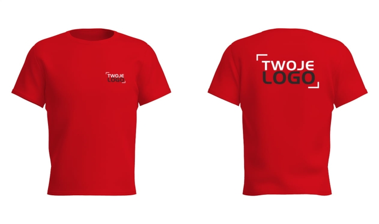 T-shirt reklamowy z logo