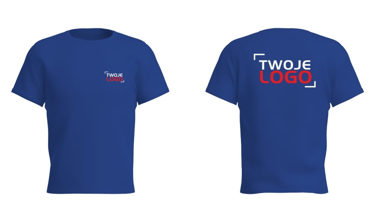 Koszulka reklamowa – nadruk na plecach
