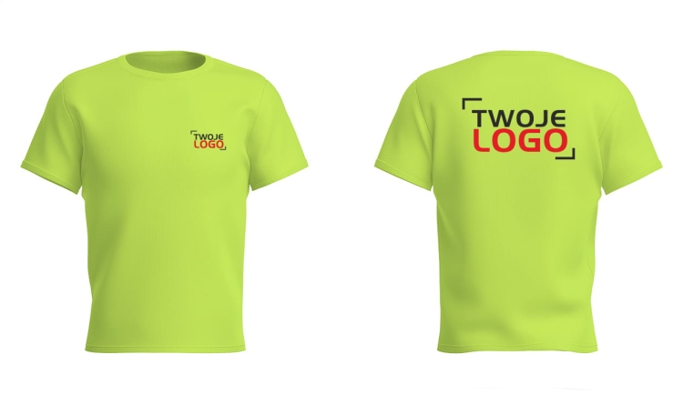 Koszulka reklamowa z logo – trwały nadruk