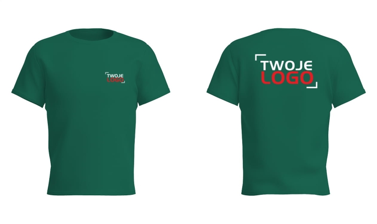 T-shirt z logo firmy – uniwersalny styl