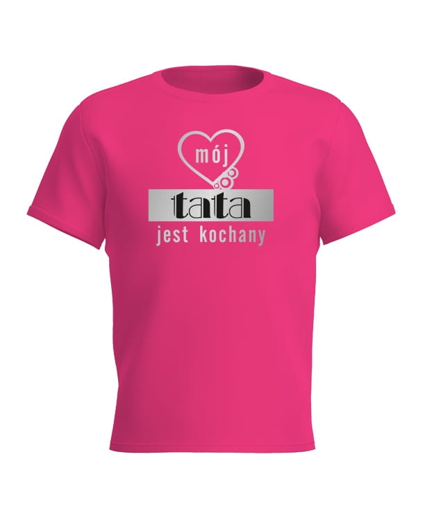 T-shirt dla dziecka mój tata jest kochany