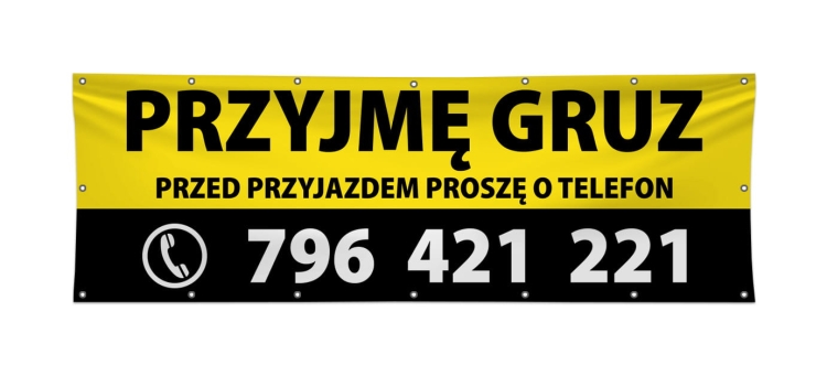 przyjmę gruz reklama