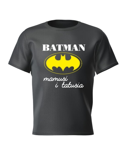 Koszulka dziecięca batman mamusi i tatusia